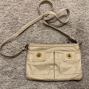Elegant Marcy by Marc Jacobs Beige Crossbody Bag